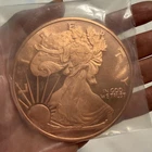 NEW Walking Liberty HALF POUND TRIBUTE .999 Fine Copper Bullion 8 OZ ROUND Eagle