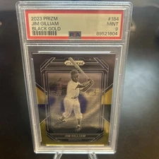 2023 Prizm Jim Gilliam Black Gold Prizm 1/5 PSA 9 No. 184