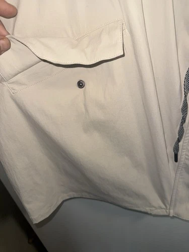 Happy Camper by Torrid unisex Beige Utility Vest  Full Zip/Buttons Sz 5X image 6