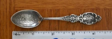 STERLING SILVER SOUVENIR SPOON: BOSTON SUBWAY