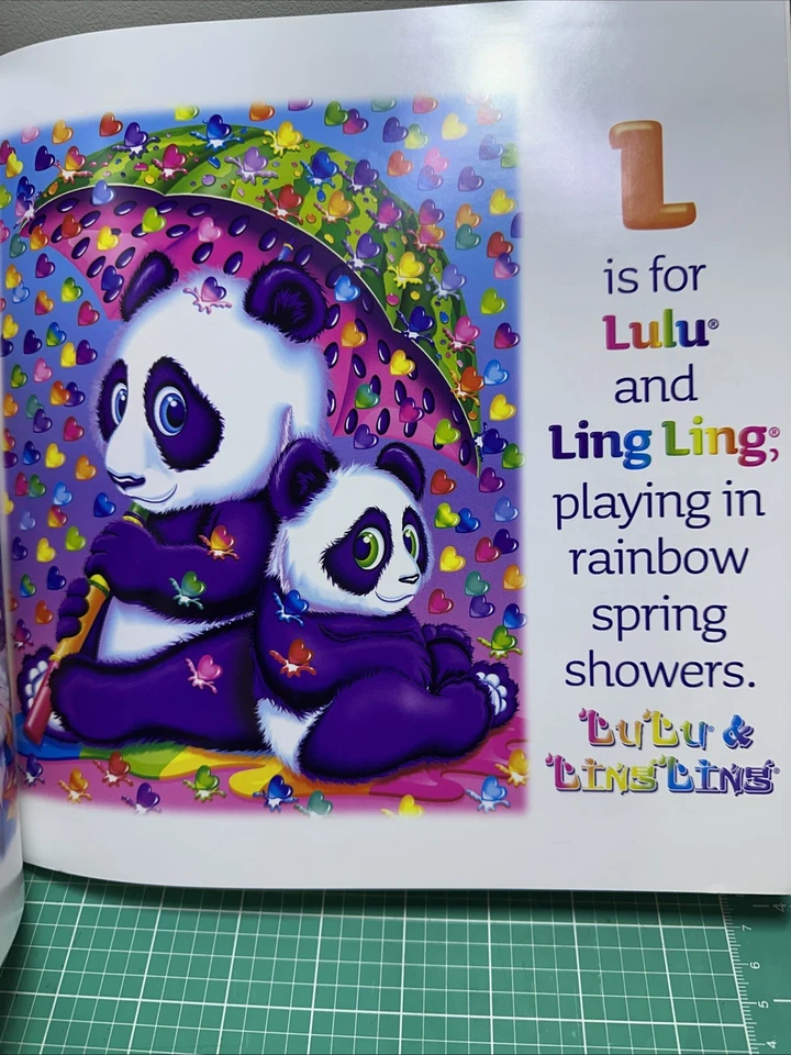 ABC With Lisa Frank Book Paperback NEW Vibrant Beautiful Colors - Image 3 of 4