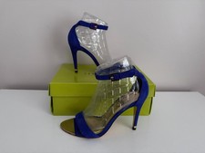Ted Baker Juliennas Ladies Blue Ankle Strap Heeled Sandals - Size 6