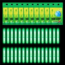 Glow Sticks for Sea & Coarse Carp Fishing - Rod Tip Float Lights Night Fishing