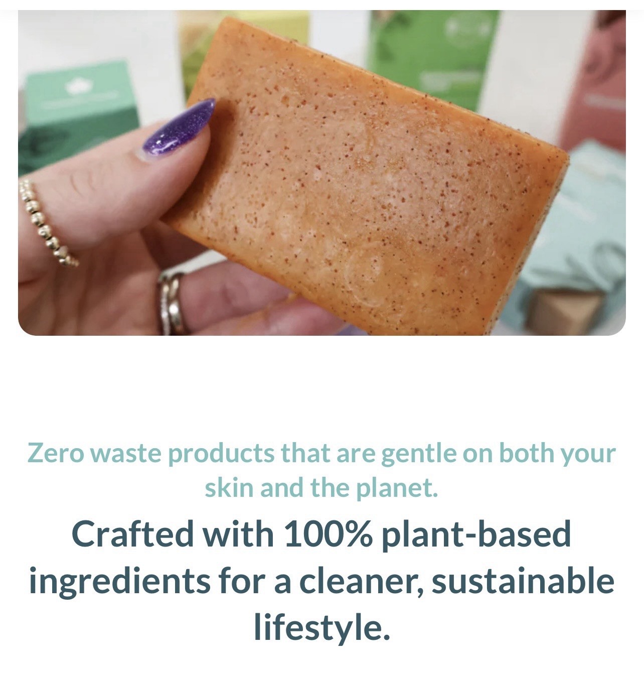 NEW (SET OF 6) CRATE 61 NOURISH WITH NATURE 100% PLANT BASED SOAPS