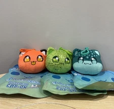 Aphmau Meemeows Under The Sea Clip Ons- Turtle Lot Of 3 READ