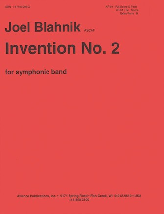 Invention No. 2 - Band - Set Invention No. 2 - Band - Set Choral