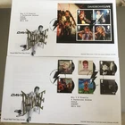 GB STAMPS MUSIC GIANTS STAMPS & SHEET FIRST DAY COVER SET 2017 DAVID BOWIE