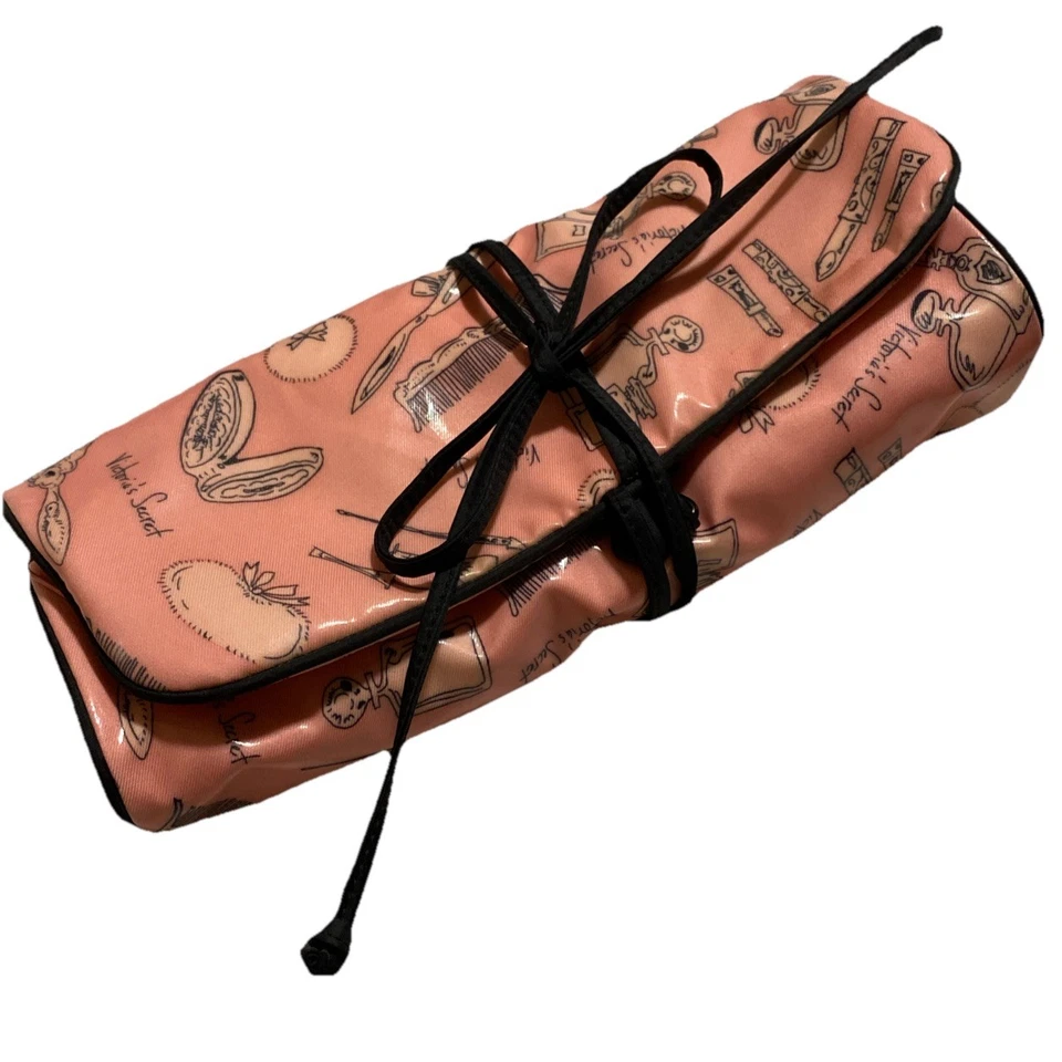 Victoria's Secret туалетных принадлежностей сумка вися косметики чехол путешествий рулон ретро косметика - Изображение 4 из 4