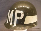 WWII WW2 US M1 HELMET LINER MP WESTINGHOUSE KHAKI MILITARY POLICE NO CRACKS NICE