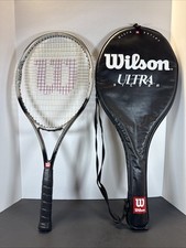 Wilson Ultra Silver Tennis Racquet Ultra Series 4 1/4 Original Cover