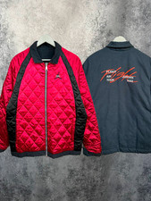 Jordan Flight Heritage Reversible Bomber Jacket Black/Bright-Crimson Men's Sz M