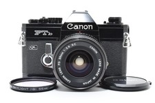 Canon FTb QL Black 35mm Film Camera FD 28mm F/2.8 s.c. Exc From JAPAN 3137