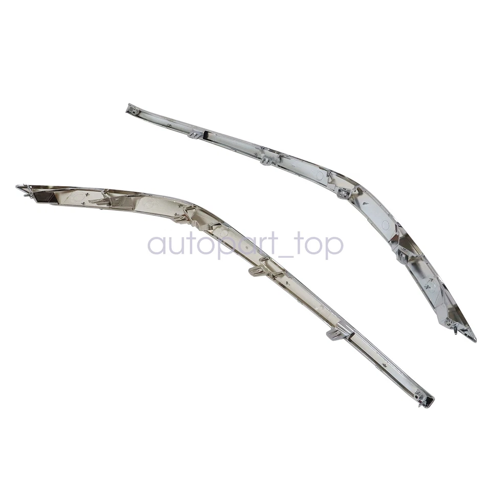 Nuevo ajuste Nissan Murano 2019-2021 parachoques delantero conductor pasajero moldura Foto 2 de 4