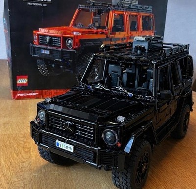 Lego Technic Technik Umbau für 42177 Mercedes Benz G Klasse 500 in schwarz