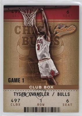 2002-03 Fleer Authentix Club Box 13/100 Tyson Chandler #49 3hd