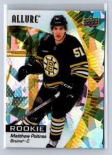 2023-24 Upper Deck Allure Hockey Matthew Poitras Yellow Taxi #120