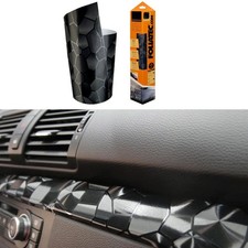 Foliatec Cockpit Designfolie Hexagon Dekor Satz Folie Cockpitfolie verklebbar