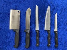 AMC Set Coltelli Set 5 Pezzi Alta Qualità Affilati #