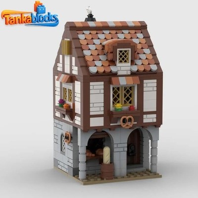 MOC Medieval Bakery Building Blocks Toys 780pcs Birthday Toys Gifts