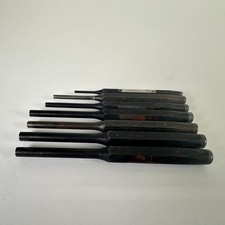 Snap On Tools 7-Piece Punch Set SAE x1 3/32, x2 1/4, x2 5/16, x1 5/32, x1 3/16