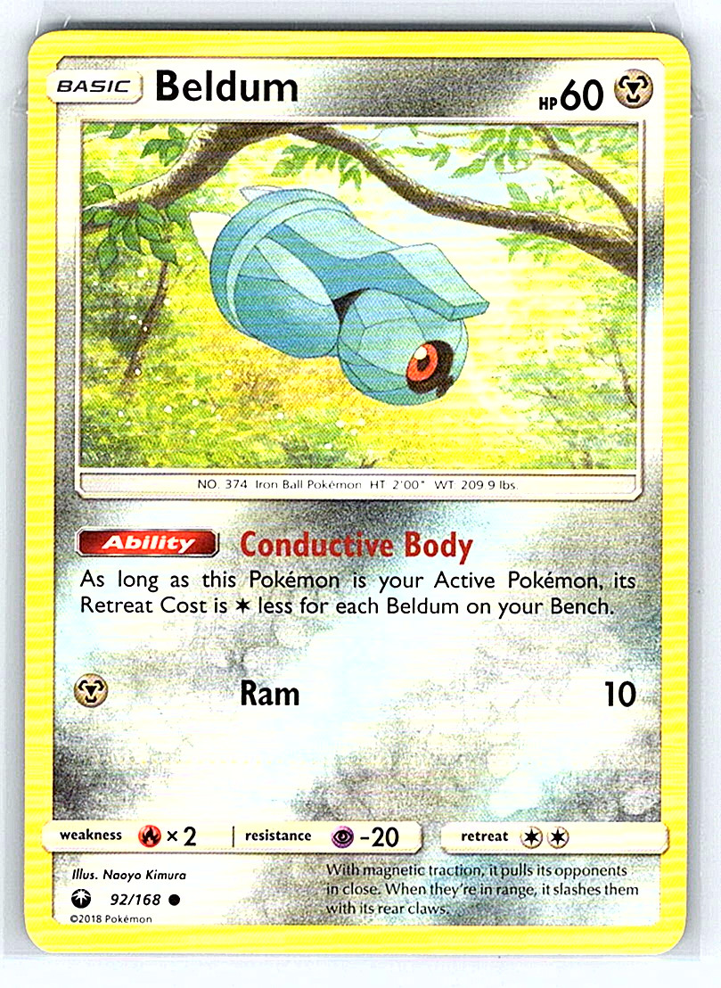 Beldum 92/168 Celestial Storm NM or LP Pokemon Card