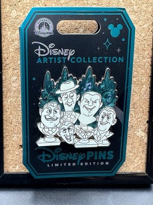 2026 Disney Parks Artist Series Haunted Mansion Singing Busts Pin LE4000