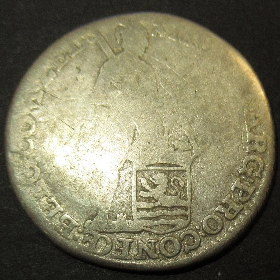 1776 Date of Independence! US. DUTCH COLONIAL 1/8 SILVER LEG DOLLAR Zeeland mint - Image 2 of 3
