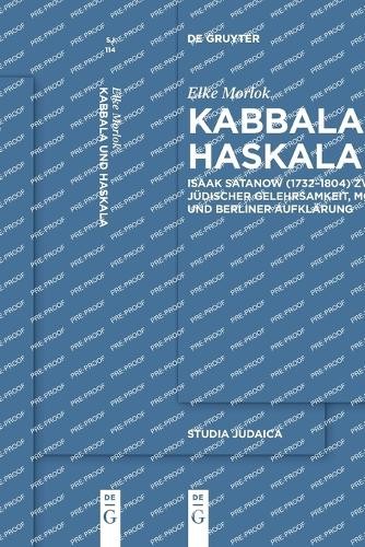 Elke Morlok Kabbala Und Haskala (Paperback) Studia Judaica