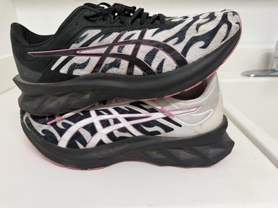 ASICS Superblast Zebra Pink Running Shoes Men s  Pre-Owned Good Condition