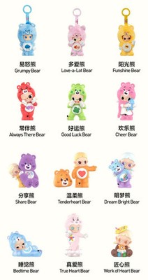 ポップマート Zsiga × Care Bears シリーズ アソートボックス Love-a-Lot Bear - POP MART Zsiga x Care Bears Series Figure
