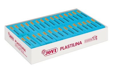 Reusable Non-Drying Modeling Clay 30 Plasticine Bars 1.75 oz Each Light Blue
