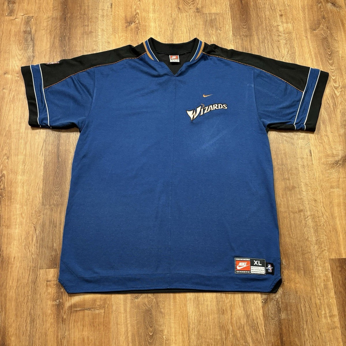 Vintage Nike Washington Wizards Warmup Jersey Shooting Shirt NBA