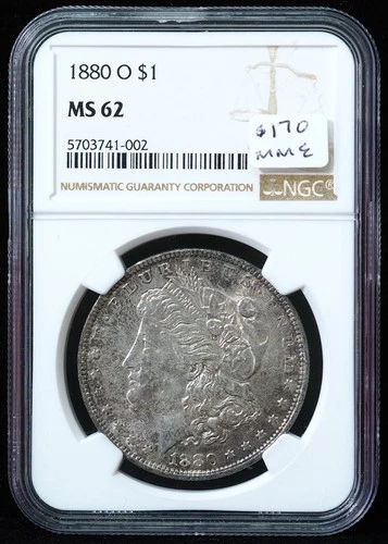 1880-O Morgan Dollar NGC MS62