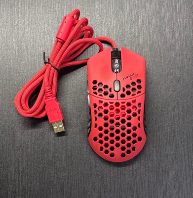 希少美品 Finalmouse ファイナルマウス Ninja Air58 レッド Finalmouse Air58 Ninja Gaming Mouse - Cherry Blossom Red