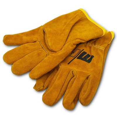 Arbeitshandschuhe Leder Schutzhandschuhe robust hitzebeständig Universal Paar