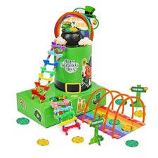 whumsdog St. Patrick's Day DIY Leprechaun Trap Kit for Kids- Craft green gold