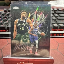Giannis Antetokounmpo 2025-26 Topps Chrome Instinct Refractor SSP INSERT #INS-4