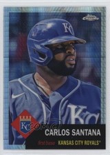 2022 Topps Chrome Platinum Anniversary Prism Refractor Carlos Santana #243 0y59