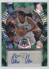 2022-23 Panini Mosaic Scripts Green Ice Prizm Devin Vassell #MS-VAS Auto 12sa