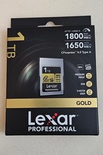 Lexar Professional GOLD 1TB CFexpress 4.0 Type A Memory Card 1800MB/s VPG400 8K