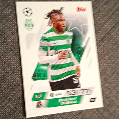 Topps UEFA Champions League Fußball Sporting CP Gedson Fernandes Karte #53