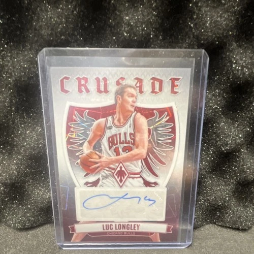 2023-24 Panini Phoenix Crusade Luc Longley Auto /78 Chicago Bulls CS-LUC