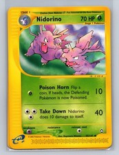 Nidorino 55/147 Uncommon Aquapolis Pokemon Lightly Played on eBay