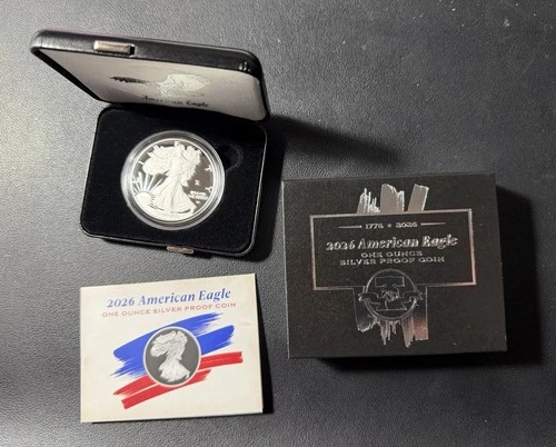 2026 American silver Eagle Proof * 1776-2026 One Ounce Silver Proof Coin