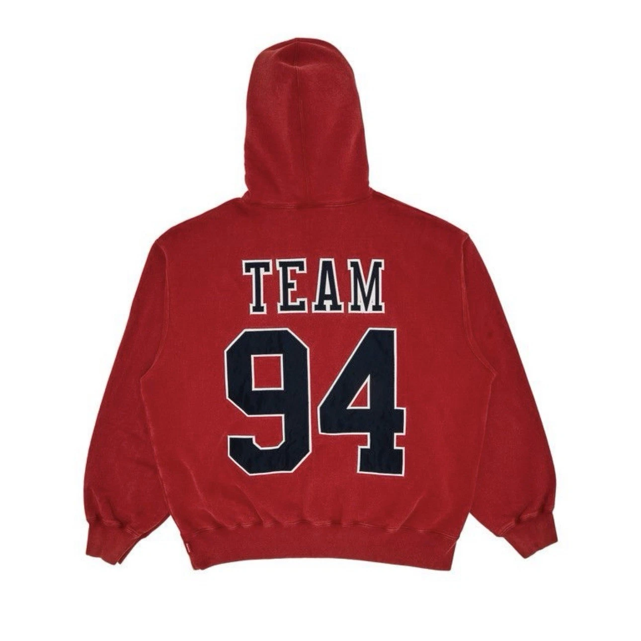 Sweat à capuche rouge taille XL   Supreme Team 94 neuf