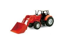 NEWRAY, Tracteur avec chargeur rouge, échelle 1/32, NEW05683A