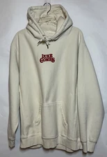 Luke Combs x Nicole Hoodie Mens XL Song Titles Cream Beautiful Crazy