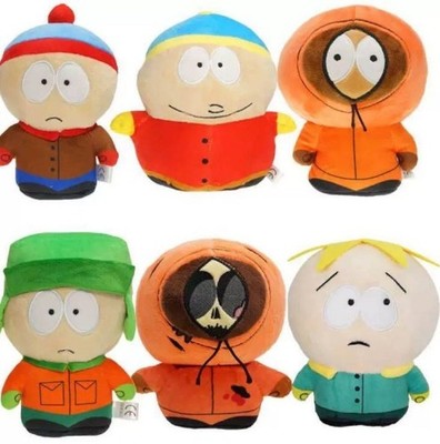 South Park Plush Set of 6 Stan Cartman Kyle Kenny Butters Mysterion 8'' Doll NEW