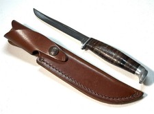 CASE XX FIXED BLADE KNIFE 316-5 SSP FISHING HUNTING With Sheath Razor Edge