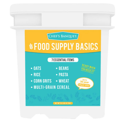 Chef's Banquet Emergency Food Supply Basics (280 Total Servings)